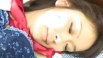 Sensual Handjobs From This Busty Japanese Cutie